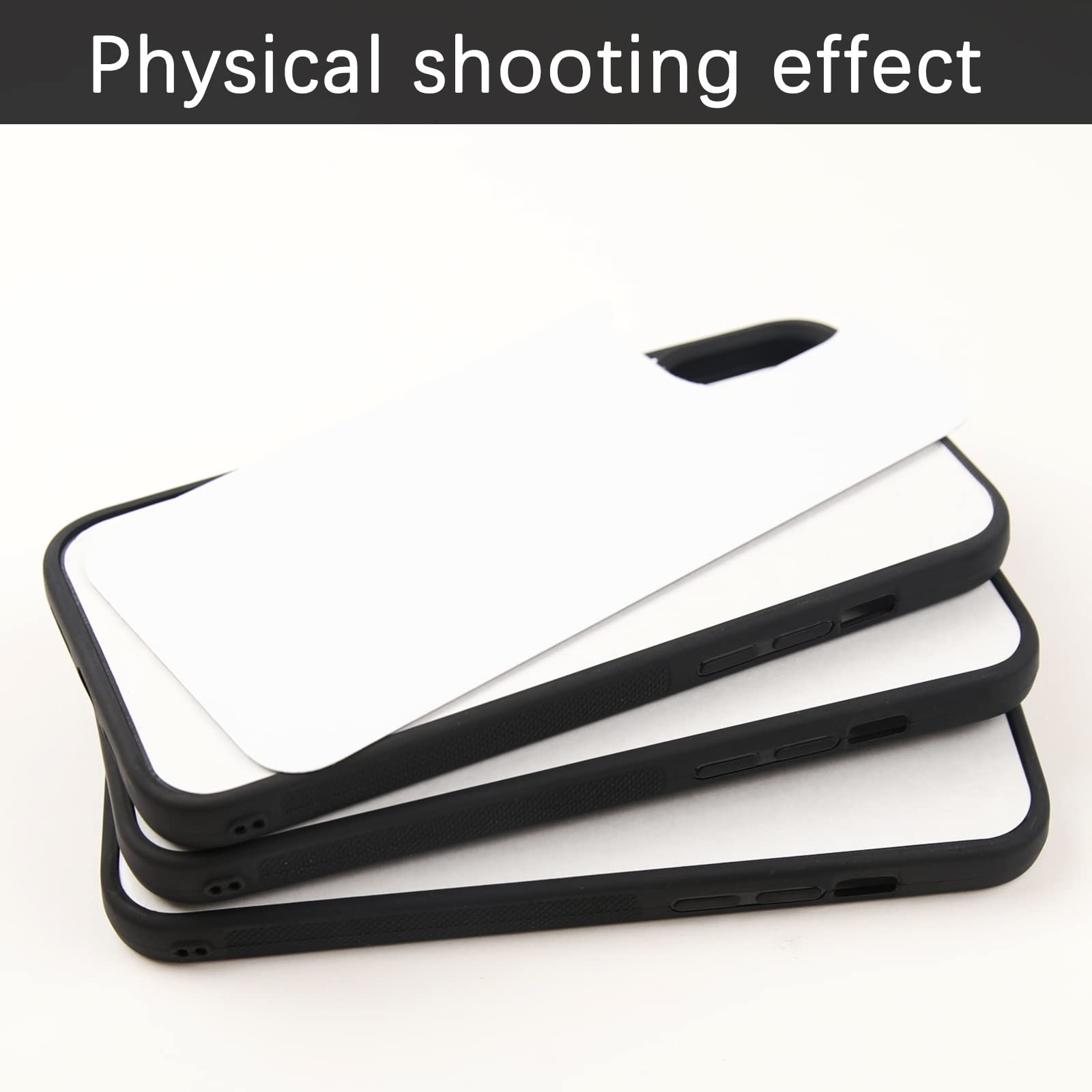 5PCS Sublimation Phone Case Blanks for iPhone 14 Easy DIY Soft Anti Slip Covers Bulk Black - View 5 of 5
