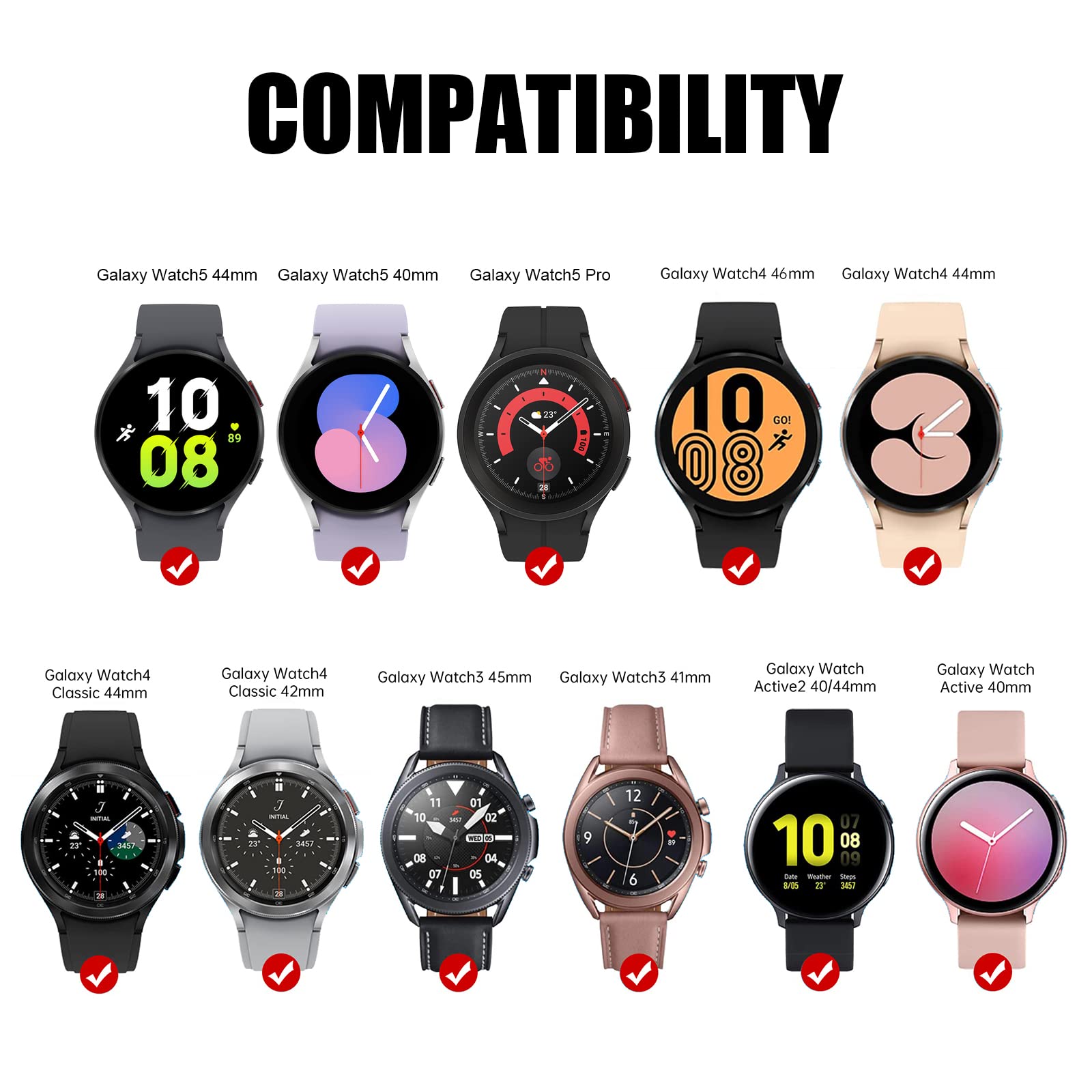 Portable Watch Charger for Galaxy Watch 7 6 6 Classic 5, Rotatable USB Travel Charging Dock Compatible with Galaxy 4 Classic 3 and Active 2 - View 2 of 8