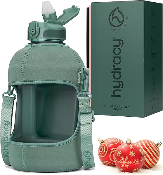 Hydracy Hydracy 2.3L BPA-Free Water Bottle: Adjustable Strap, Spill-Proof Lid & Easy Sip Spout for On-the-Go Hydration - View 3 of 11