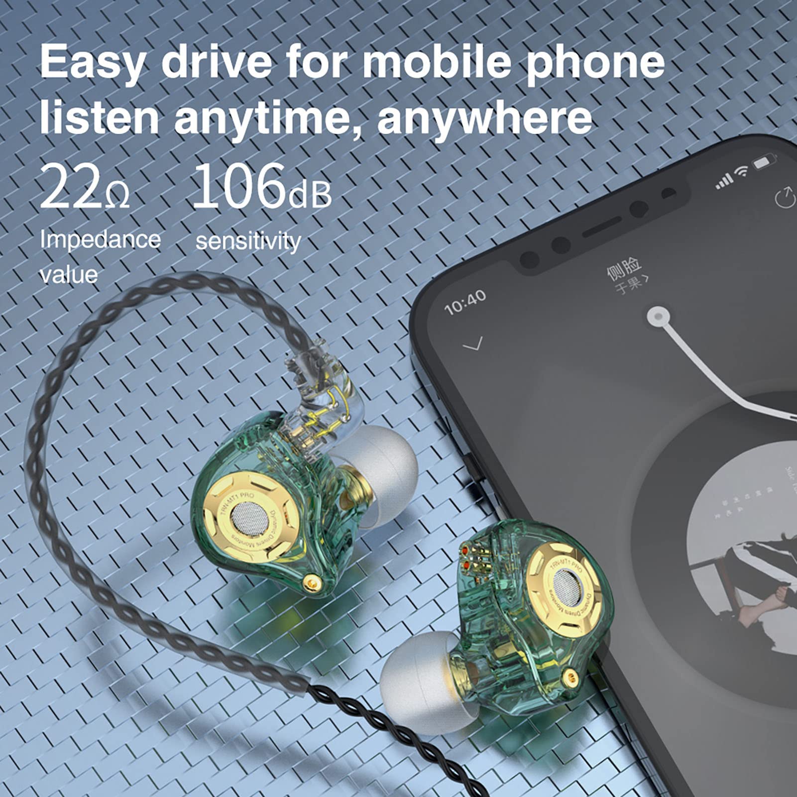 FEDAI TRN MT1 Pro HiFi in Ear Earphone Dual Magnetic Dynamic Driver Sport Headphone in Ear Monitor Noise Cancelling Headset Detachable C Pin 0.75MM - View 5 of 9