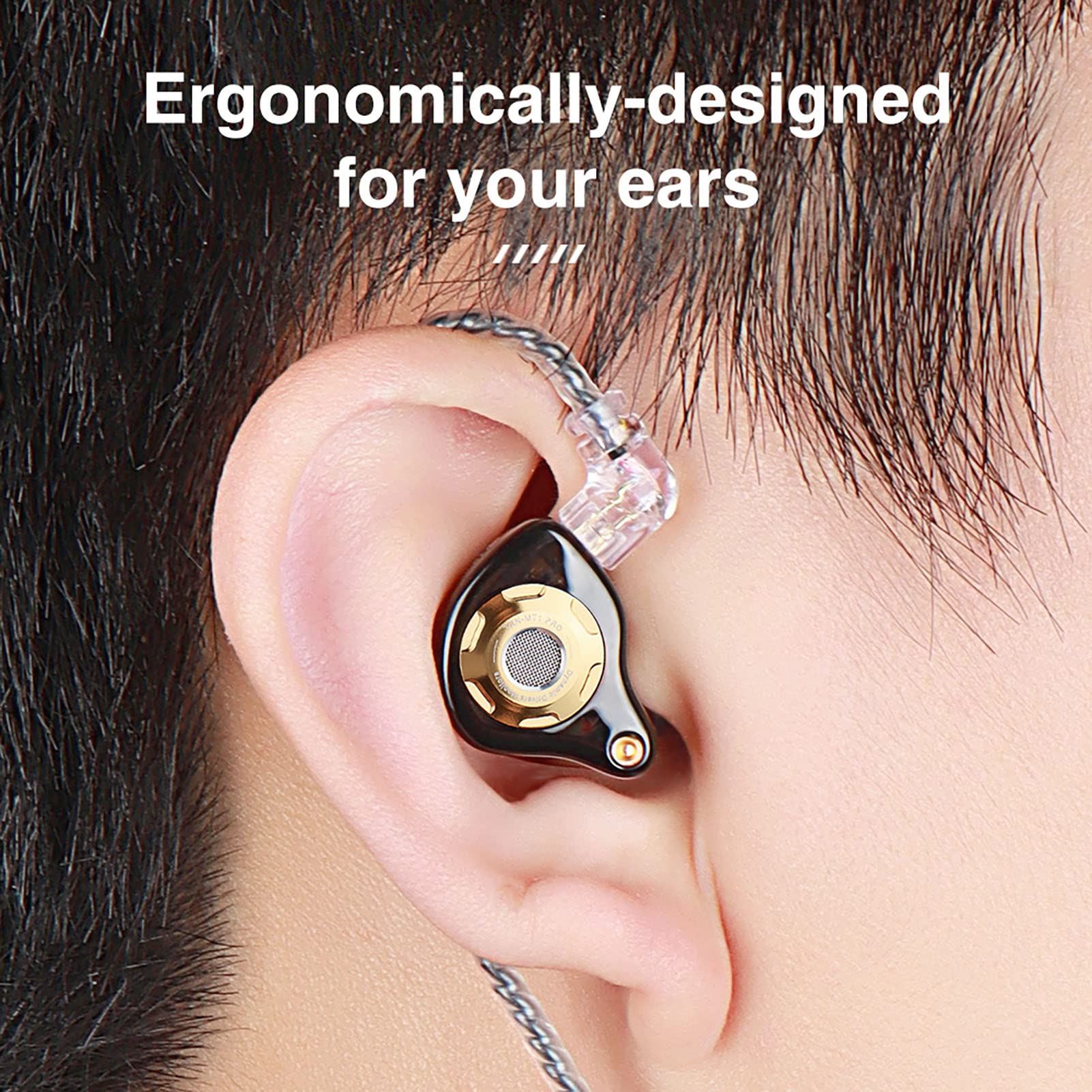 FEDAI TRN MT1 Pro HiFi in Ear Earphone Dual Magnetic Dynamic Driver Sport Headphone in Ear Monitor Noise Cancelling Headset Detachable C Pin 0.75MM - View 8 of 9