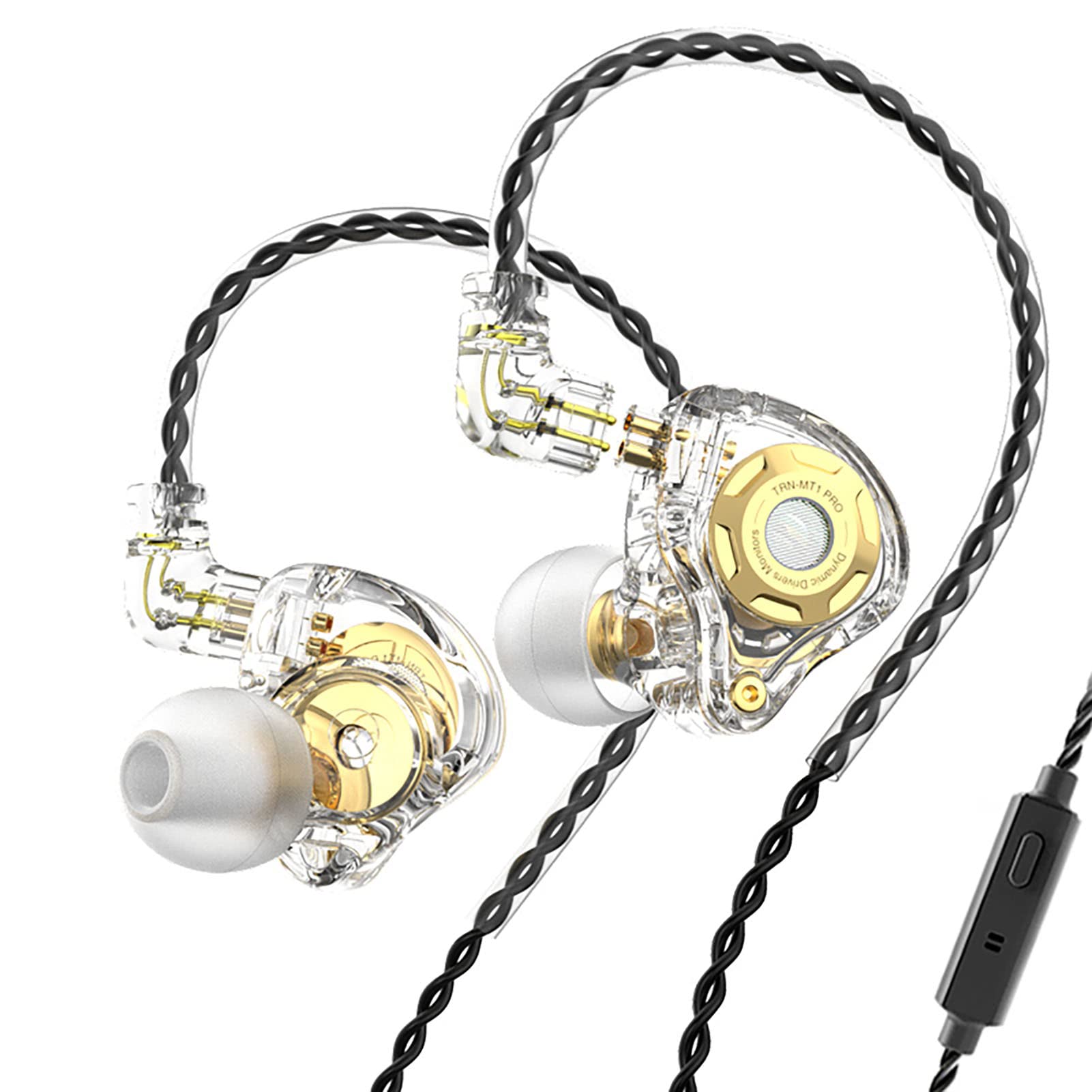 FEDAI TRN MT1 Pro HiFi in Ear Earphone Dual Magnetic Dynamic Driver Sport Headphone in Ear Monitor Noise Cancelling Headset Detachable C Pin 0.75MM