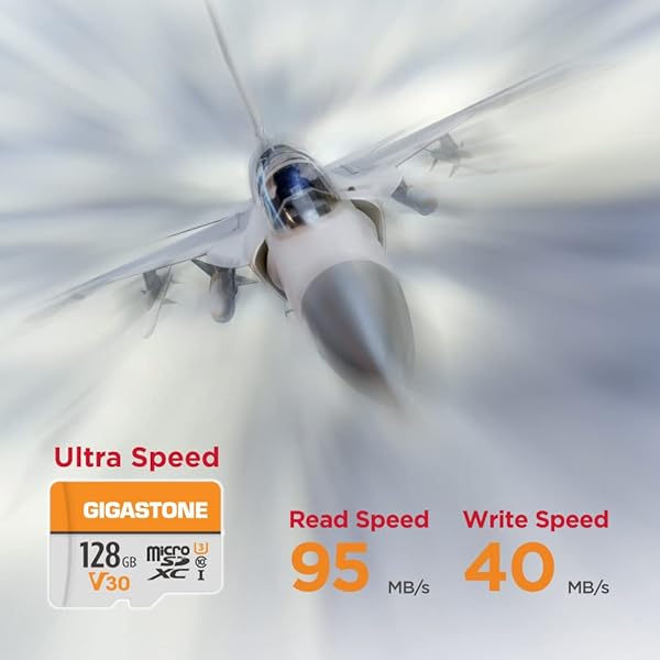 Gigastone Gigastone 128GB Micro SD Card 10 Pack for 4K Video Pro Surveillance Security Action Camera Drone 95MBs UHS-I V30 Class 10 - View 3 of 6