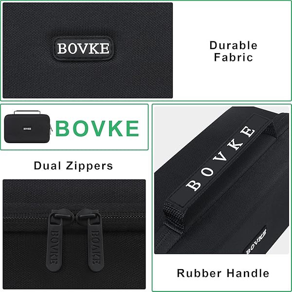 BOVKE BOVKE Hard GPS Case for 8 Inch Garmin dezl OTR800 d?zl OTR810 DriveSmart 86 RV 890 Navigator with Extra Space for Charger and Accessories Black - View 8 of 10