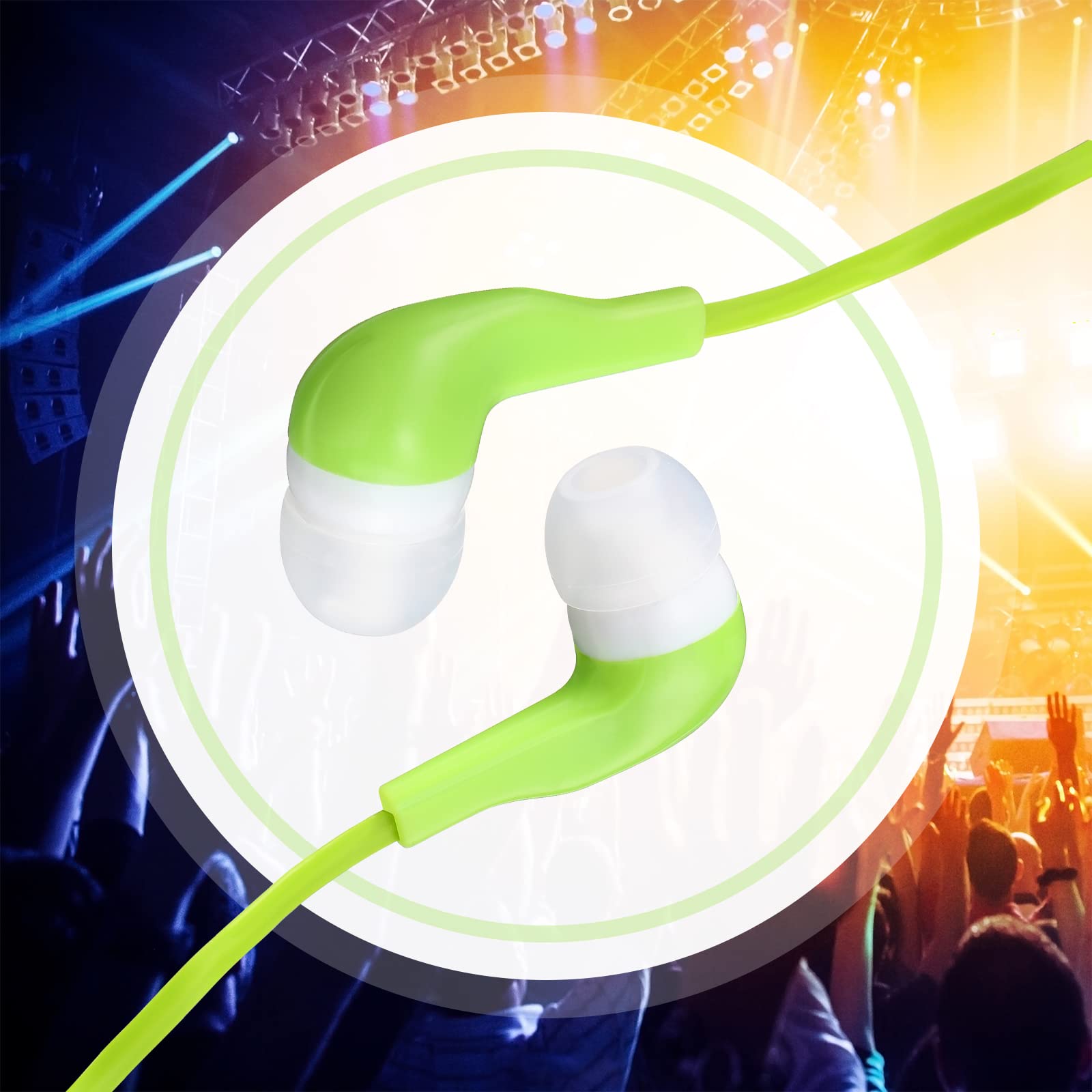 Kigeli Students Earbuds Bulk 100 Pack Earphones in-Ear Headphones for Classroom School Libraries Students Teens Compatible with Most 3.5 mm - View 4 of 7