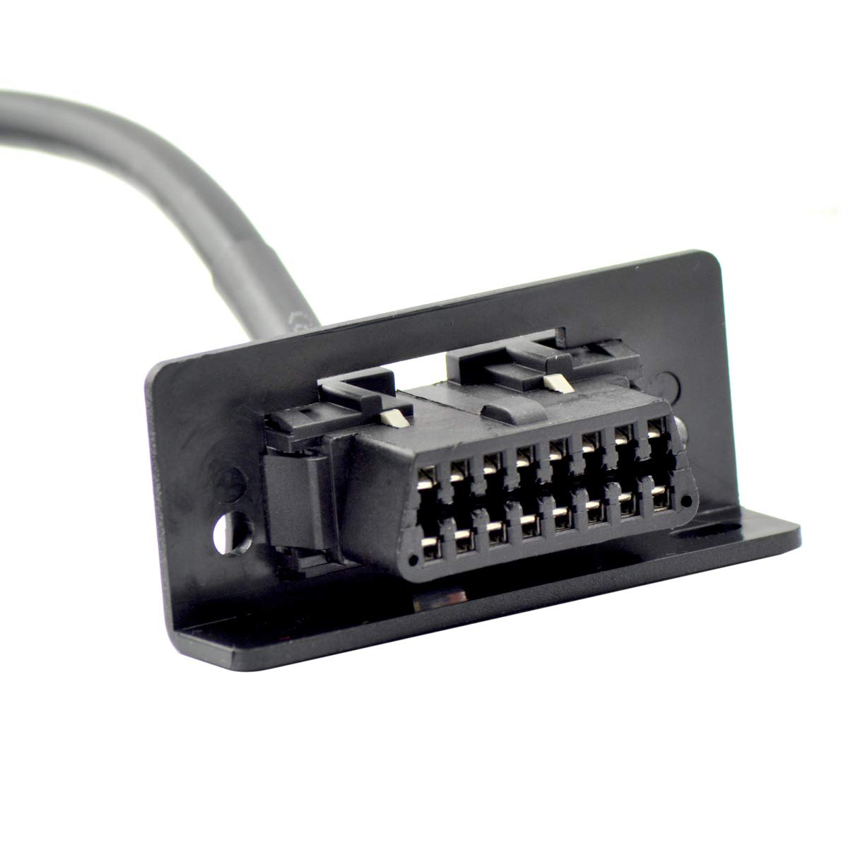 Pack of 5 iKKEGOL OBD2 OBD II Full 16 Pin Splitter Y Open Cable J1962 1 Male to 2 Female Connector Underdash Mount Bracket for Diagnostic DIY - View 6 of 9