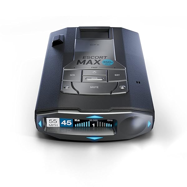 Escort Escort MAX 360c MKII Laser Radar Detector - Dual-Band Wi-Fi and Bluetooth Enabled, 360Â° Directional Arrows, Exceptional Range, Shared Alerts, Apple CarPlay and Android Auto Compatible, Black