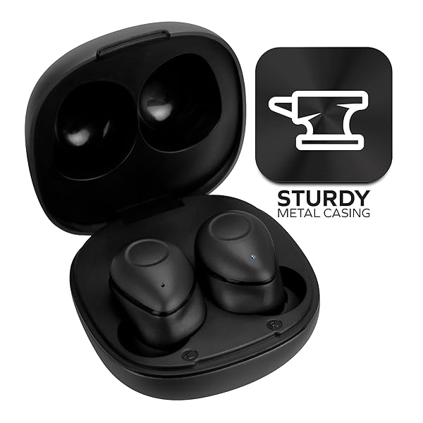 Coby Shop Coby True Wireless Earbuds: 40-HR Playtime, Bluetooth, Auto Pairing, Compatible with Siri & Google - View 4 of 9