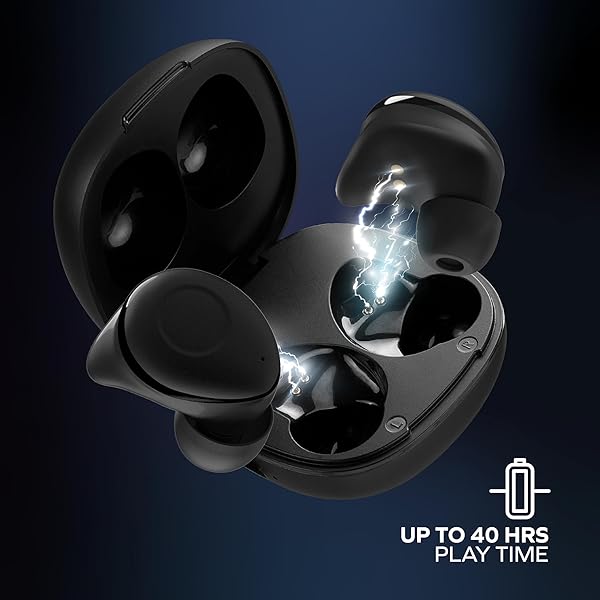 Coby Shop Coby True Wireless Earbuds: 40-HR Playtime, Bluetooth, Auto Pairing, Compatible with Siri & Google - View 5 of 9