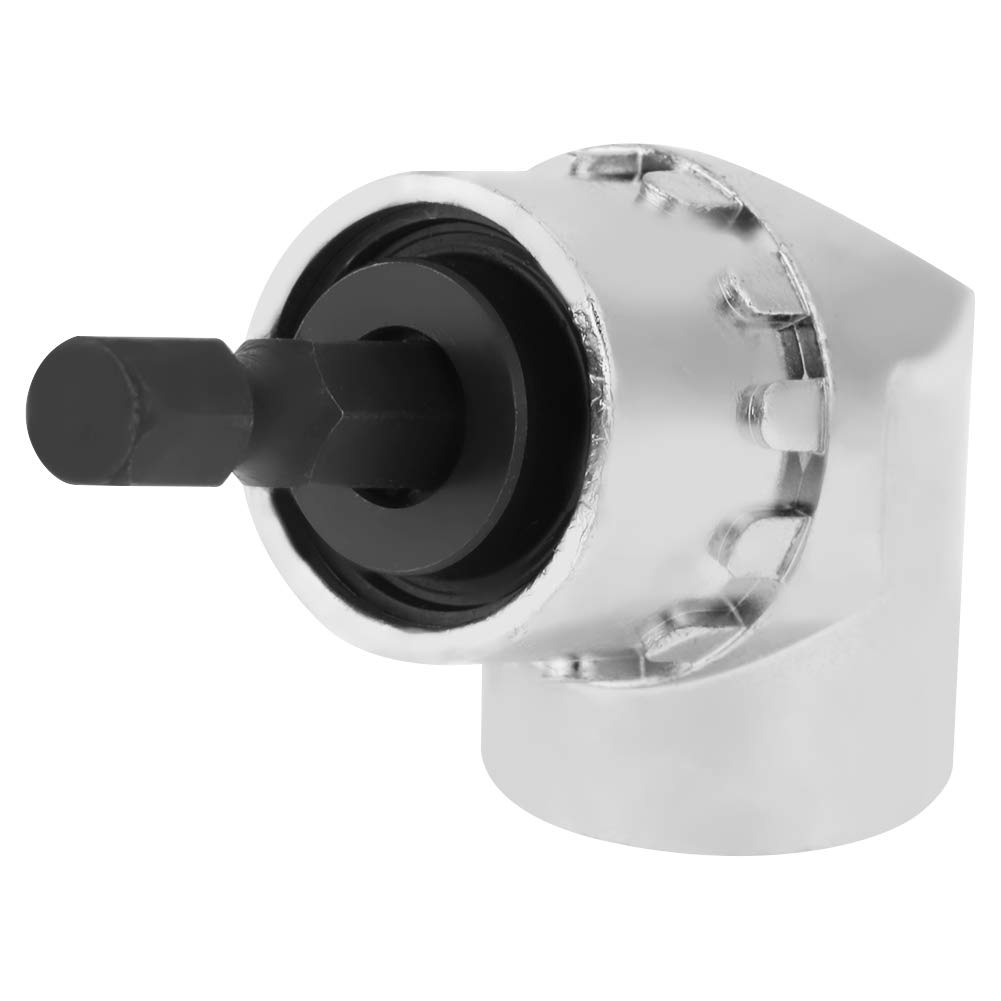 Eujgoov Screwdriver Socket Holder Adapter 105 Degrees 1/4 Inch Extension Hex Drill Bit Adjustable Magnetic Angle Driver Tool - View 4 of 9