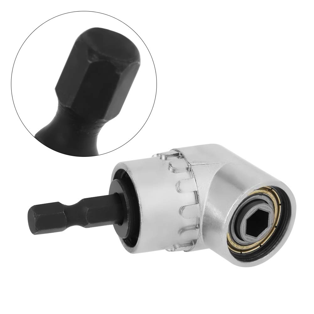 Eujgoov Screwdriver Socket Holder Adapter 105 Degrees 1/4 Inch Extension Hex Drill Bit Adjustable Magnetic Angle Driver Tool - View 5 of 9