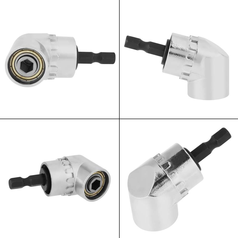 Eujgoov Screwdriver Socket Holder Adapter 105 Degrees 1/4 Inch Extension Hex Drill Bit Adjustable Magnetic Angle Driver Tool - View 9 of 9