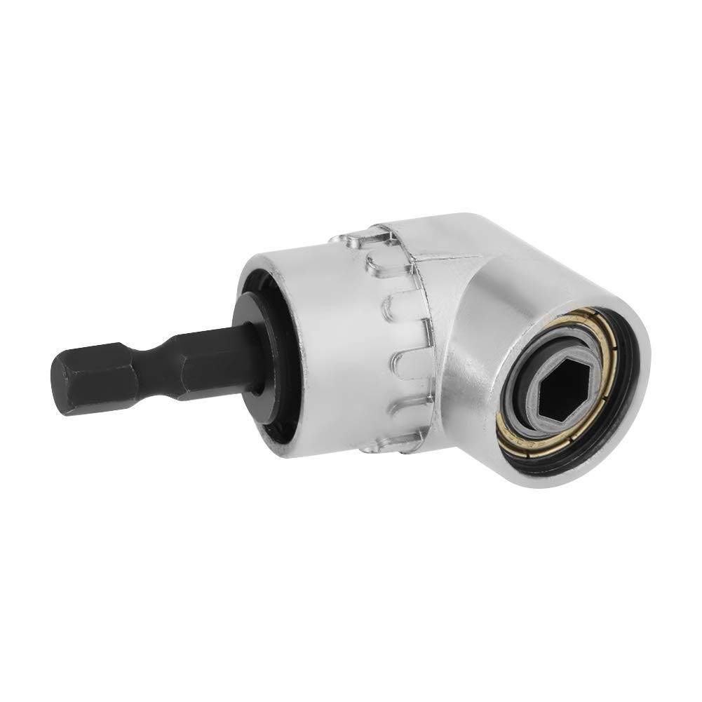 Screwdriver Socket Holder Adapter 105 Degrees 1/4 Inch Extension Hex Drill Bit Adjustable Magnetic Angle Driver Tool