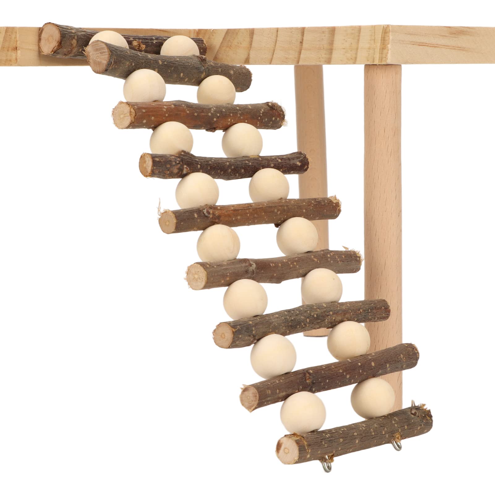 Pssopp Hamster Wooden Standing Board Climbing Ladder Toy for Hamsters Guinea Pigs Chinchillas Gerbils Cage Accessories - View 8 of 9