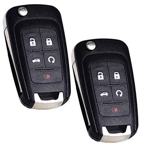 SUPALAND Key Fob Replacement for Chevy & GMC: 2010-2021 Keyless Entry Remote Control - Pack of 2