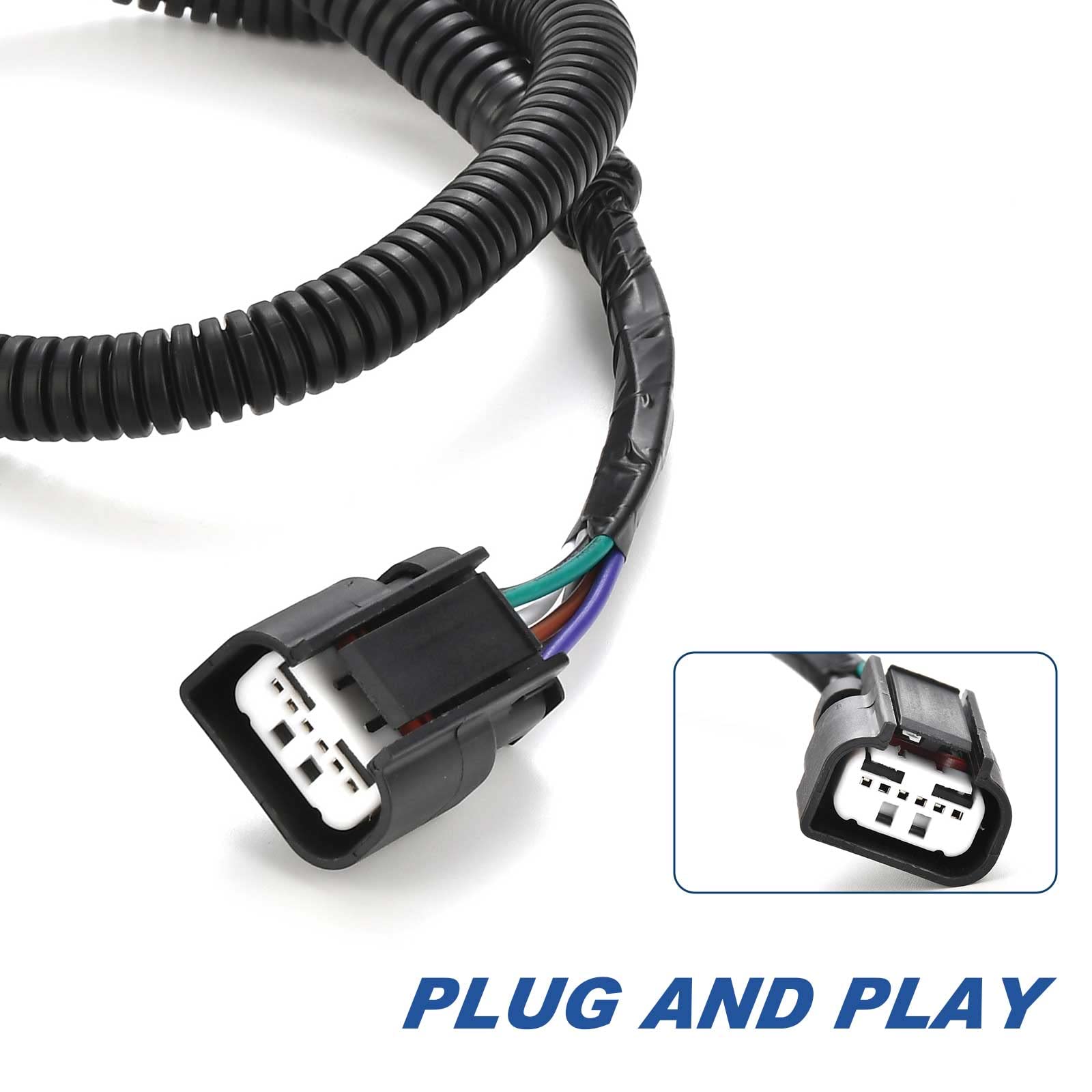 Rear View Back Up Camera Wiring Harness Compatible with Ford F150 2011-2014 Backup Camera Adapter Cable Wire Replacement BL3Z-14A411-A - View 3 of 5