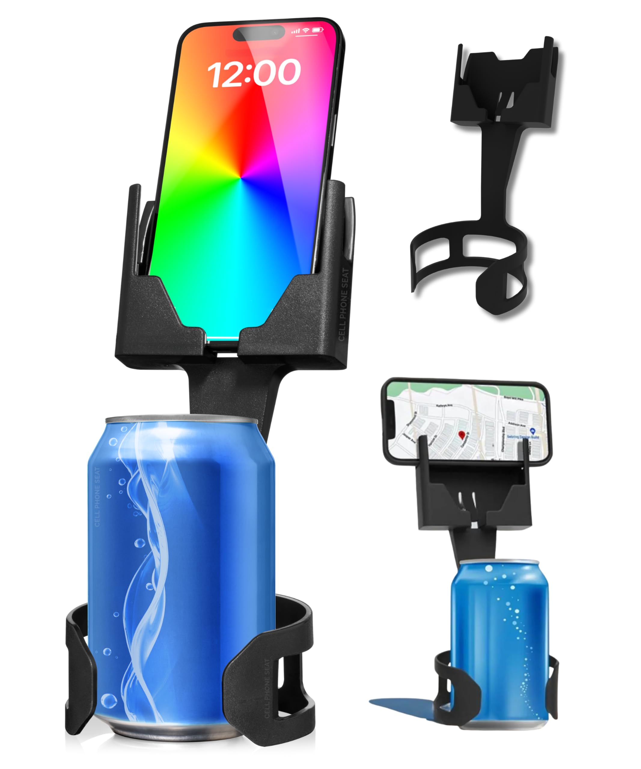 Phone Holders for Your Car, Cup Holder Phone Mount, Universal Adjustable Expander Cradle Hands-Free Driving - Compatible with All Smartphones Car