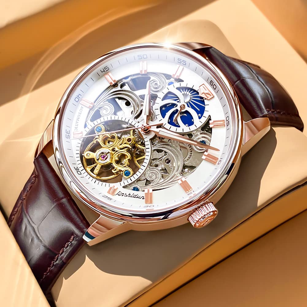 Rose Gold Watch for Men Stylish Timepiece Perfect for Any Occasion - View 3 of 6