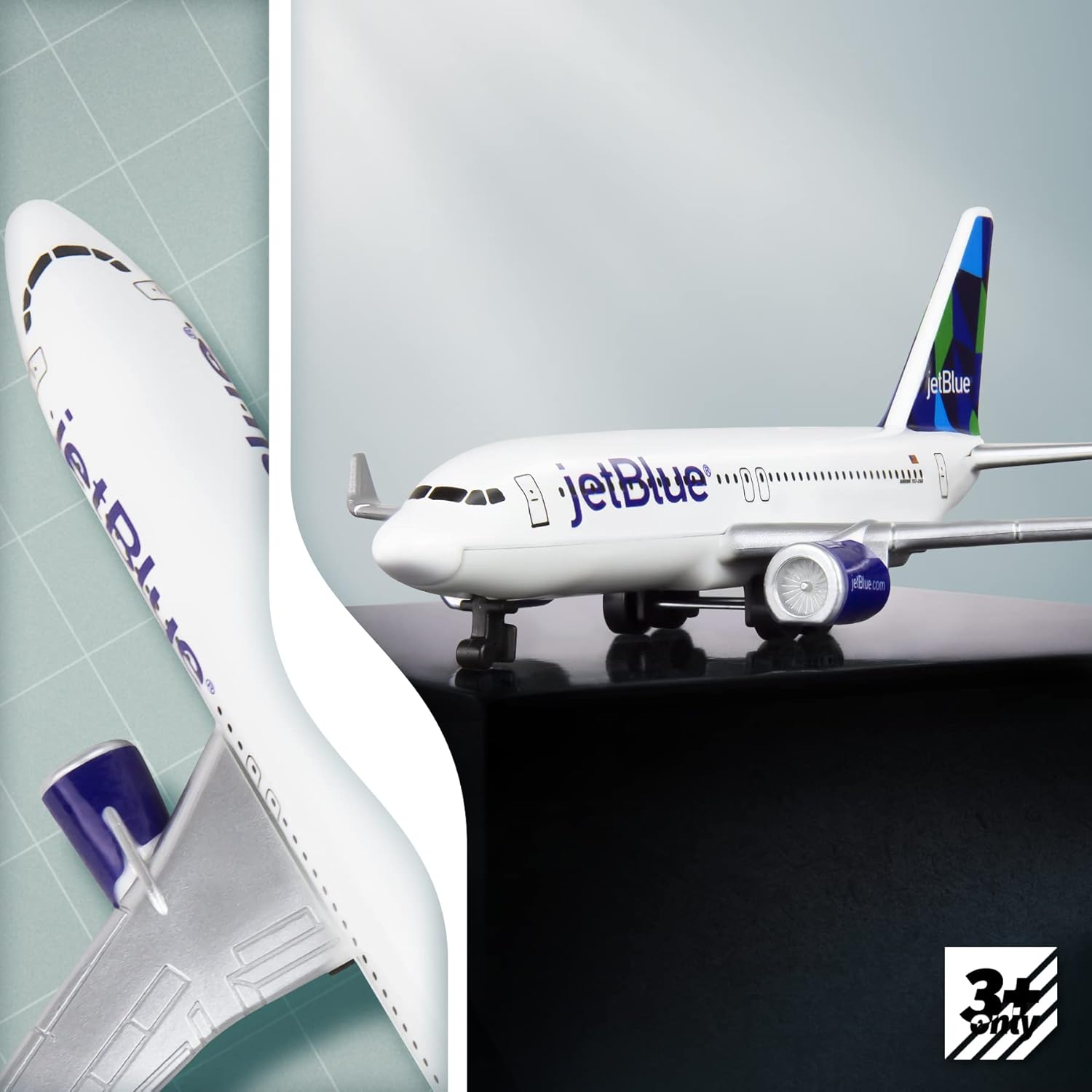 Joylludan Joylludan Blue Model Airplane Jet for Collection and Gifts Perfect for Aviation Enthusiasts - View 5 of 6
