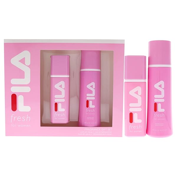 Fila Fila Fragrance Gift Set for Women - Long Lasting, Refreshing Scent & Trendy Portable Design - Perfect 2 Pc Body Mist Set