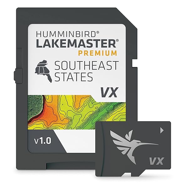 Humminbird Humminbird 602008-1 LakeMaster Premium: Ultimate Southeast States V1 Fishing Map