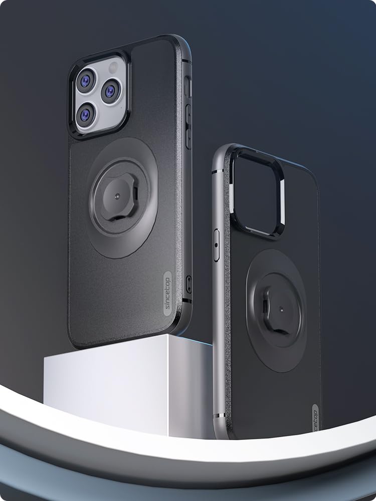 sincetop Shockproof Case with Quick Mount Adapter for iPhone 14 ProMax(6.7") - Quick Attach Your Cellphone to Any Bike Mount Car Phone Holder Armband - View 3 of 7