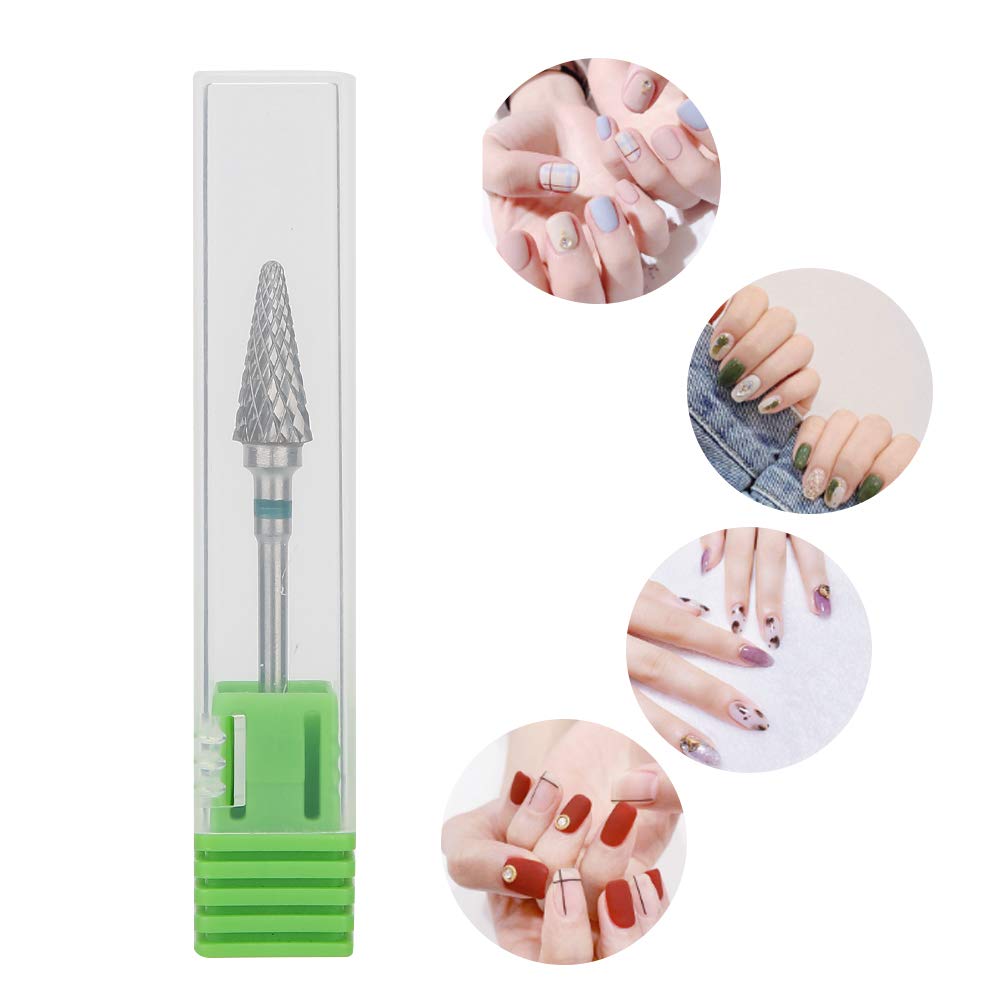 Manicure Drill Bit Nail Art Drill Bit, Electric Pedicure Manicure Grinding Head Drill Bit, Nail Polishing Hand Drill Bit Grinding Head, Tungsten - View 5 of 9