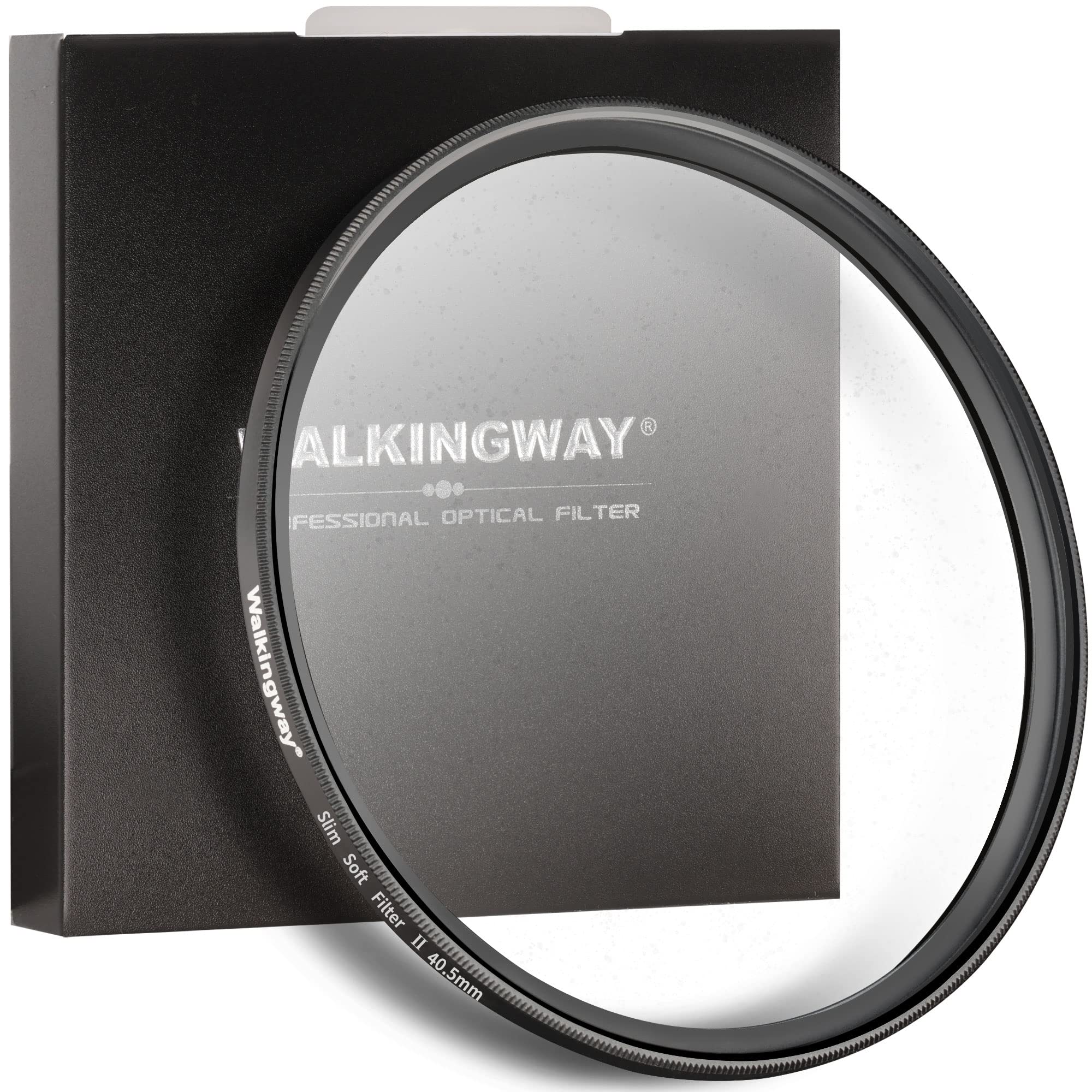 Walking Way 40.5MM White Mist Diffusion Filter for DSLR Camera - Strong Soft Focus Lens for Dreamy Fog Effect Photography