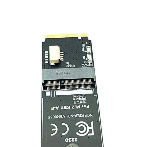 HighZer0 Electronics HighZer0 M.2 M-Key to A E Key WiFi Network Card PCI Express Adapter for Fast Wireless Connectivity - View 4 of 7