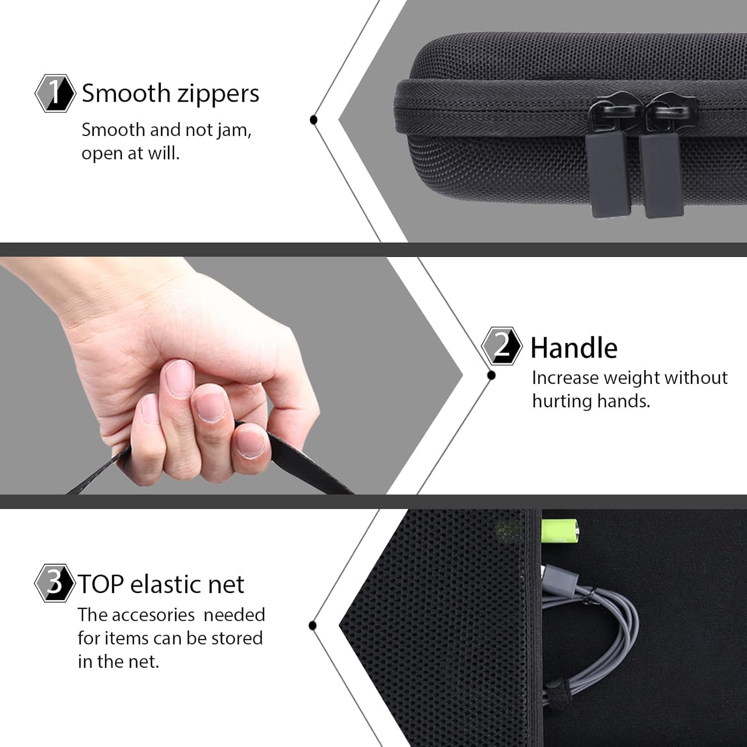 co2CREA co2CREA Hard Case for Logitech Signature K650 Comfort Wireless Keyboard Graphite Durable Protection - View 4 of 8