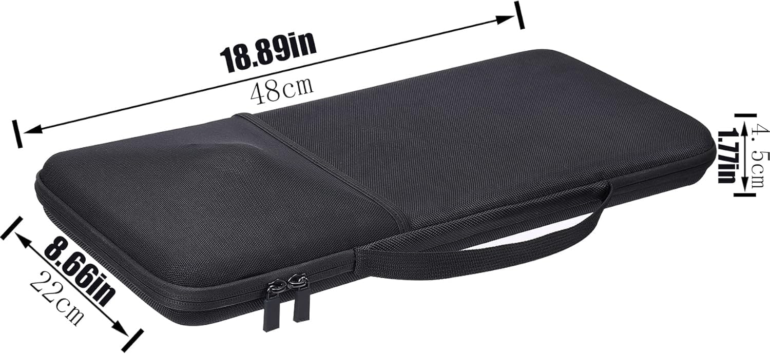 co2CREA co2CREA Hard Case for Logitech Signature K650 Comfort Wireless Keyboard Graphite Durable Protection - View 6 of 8