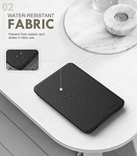 MoKo "MoKo 6" Kindle Case (11th Gen 2024/2022) - Lightweight Auto Wake/Sleep Cover in Black" - View 5 of 10