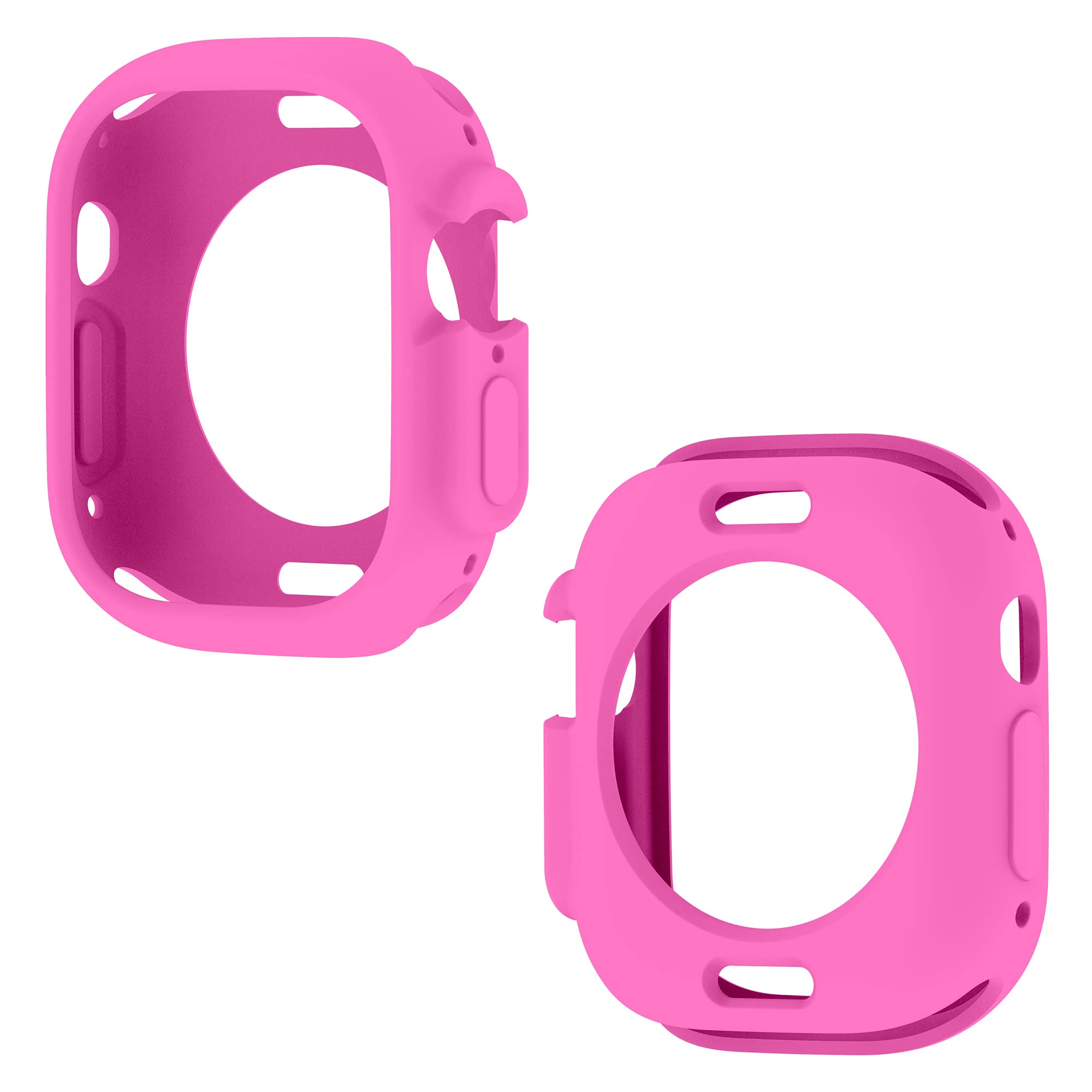 Compatible for Apple Watch Ultra 3 2 1 49mm Case All-Round Shockproof TPU Silicone Protective Cover Bumper Shock-Absorbing Scratch-Resistant Case for - View 7 of 8