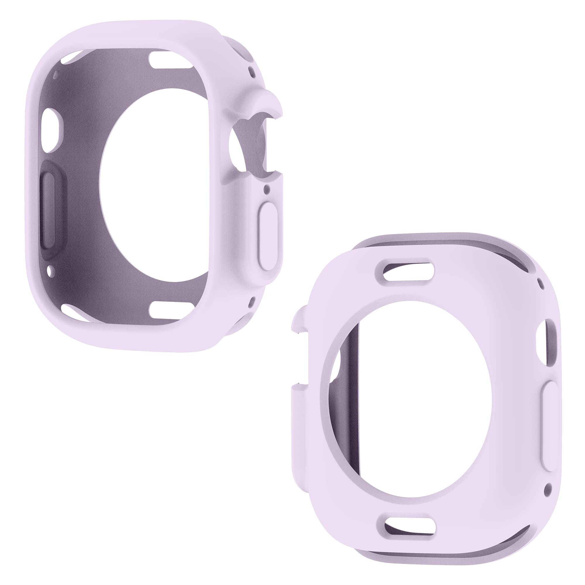 Compatible for Apple Watch Ultra 3 2 1 49mm Case All-Round Shockproof TPU Silicone Protective Cover Bumper Shock-Absorbing Scratch-Resistant Case for - View 7 of 8