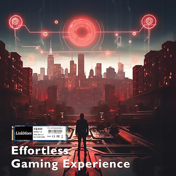 LinkMore LinkMore XE400 500GB M.2 PCIe Gen4 NVMe SSD - 5000MB/s for PC, Laptops & PS5 Gaming - View 6 of 8