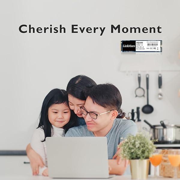 LinkMore LinkMore XE400 500GB M.2 PCIe Gen4 NVMe SSD - 5000MB/s for PC, Laptops & PS5 Gaming - View 7 of 8