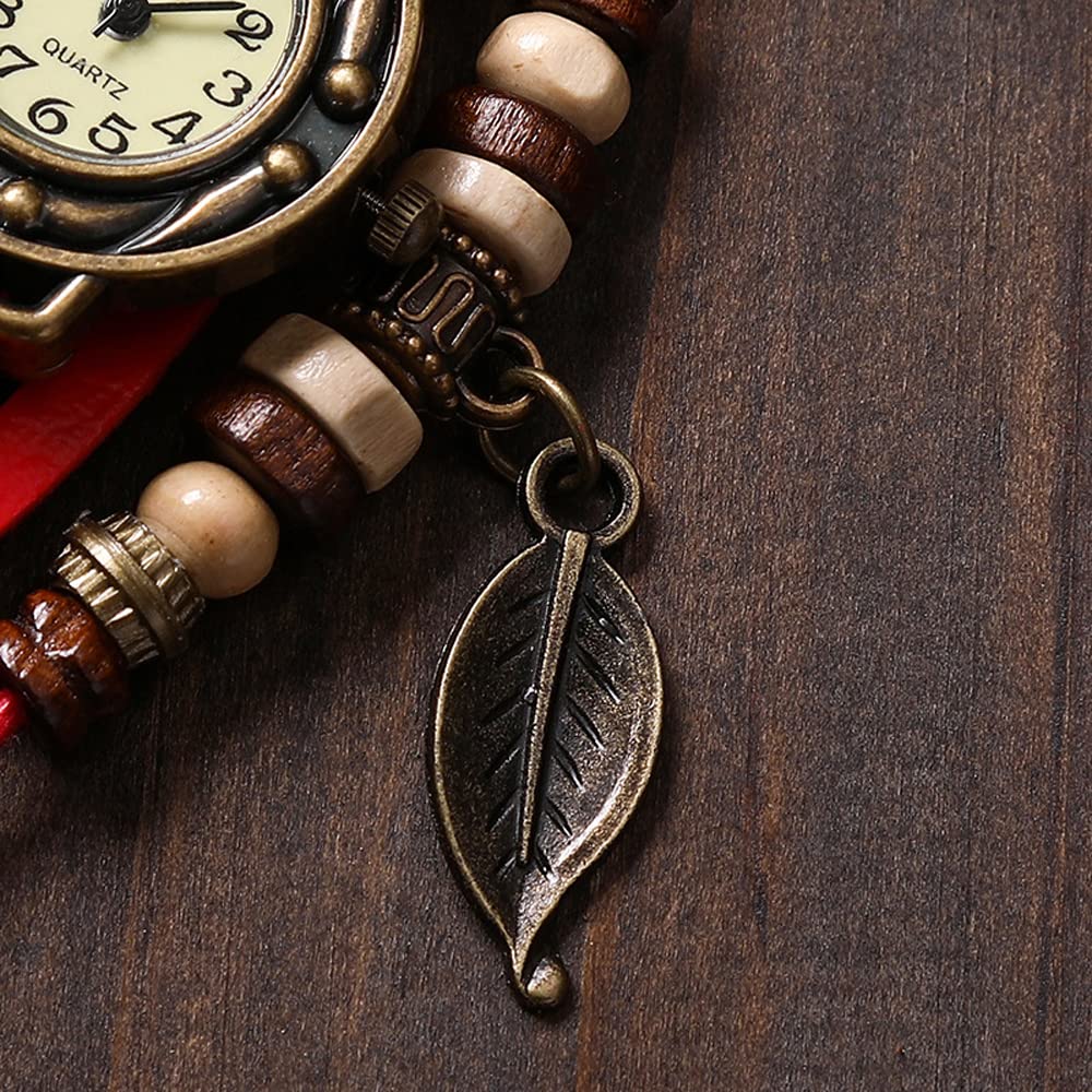 Weicam Weicam Women Vintage Multilayer Bangle Bracelet Analog Quartz Wrist Watch Stylish Timepiece for Fashionable Women - View 4 of 4