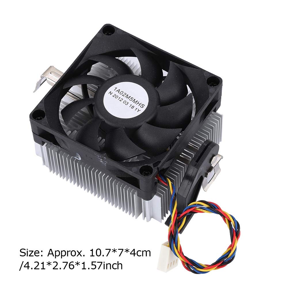 High Performance CPU Cooling Fan Kit 2200RPM 12V Silent Hydraulic Bearing with Aluminum Heat Sink for AMD GPU CPU Cooling - View 2 of 9