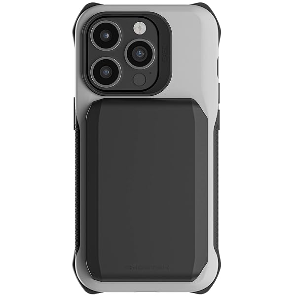 Ghostek Ghostek EXEC iPhone 14 Wallet Case with MagSafe Magnetic Card Holder for 2022 Apple iPhone 14 Gray Protective Cover