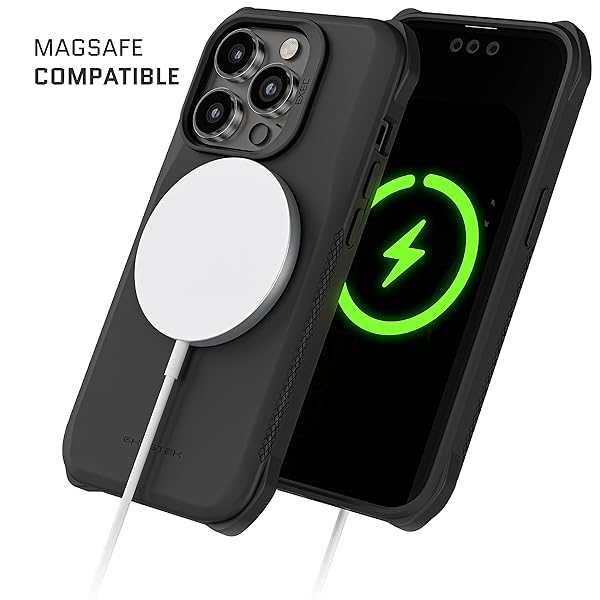 Ghostek Ghostek EXEC iPhone 14 Pro Case Wallet with MagSafe Magnetic Card Holder Compatible with Accessories and Chargers Black - View 6 of 11