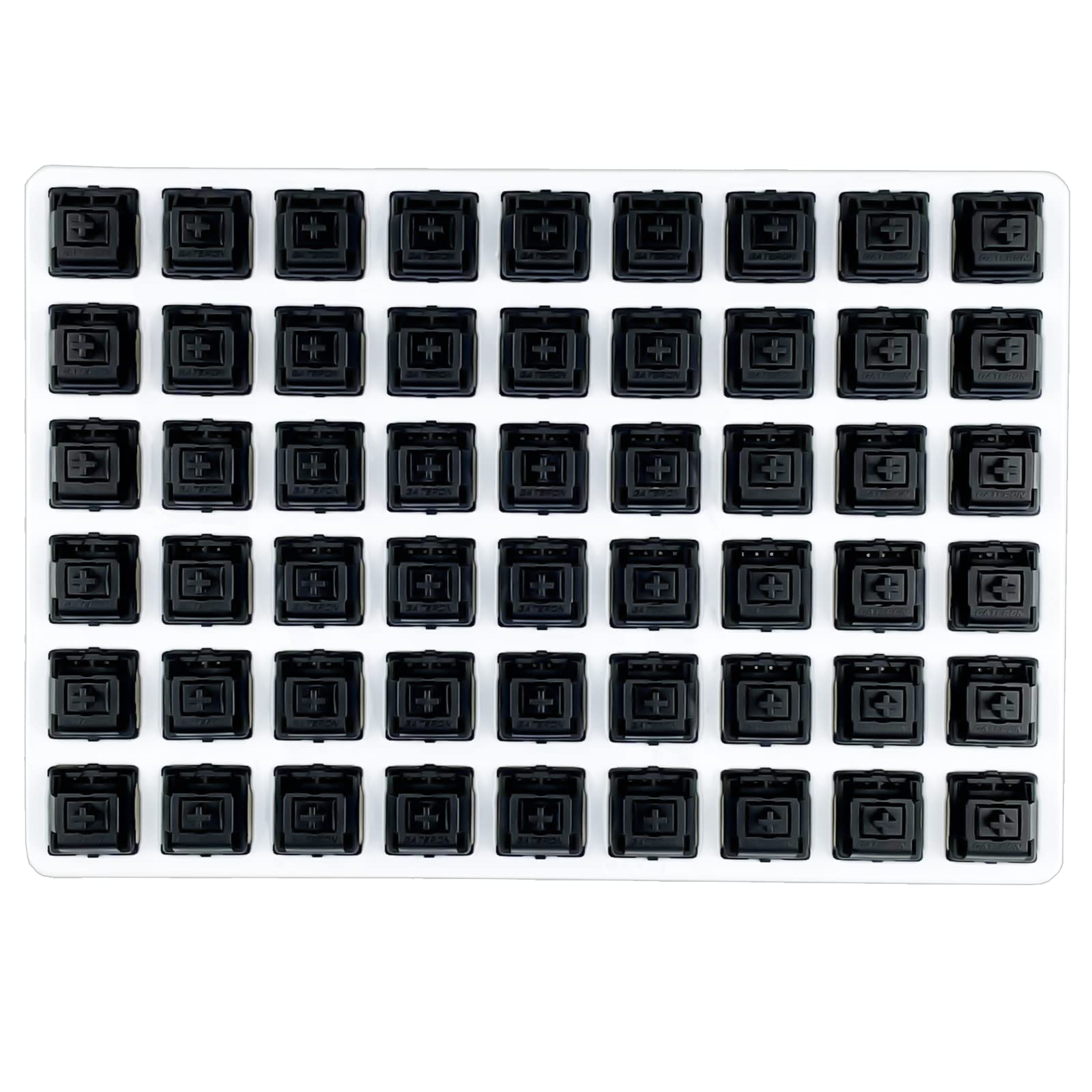 Gateron Oil King V2 Linear Switch - 55g Mechanical Keyboard Switches, 5 Pin Factory Pre-Lubed for Smooth and Quiet Typing, Compatible with Custom - View 2 of 6