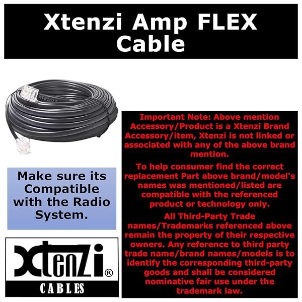 Xtenzi Xtenzi 6Pin Flex Cable XTFC for Boss Audio Amplifiers - Remote Bass Knob Accessory XT91617 - View 10 of 11