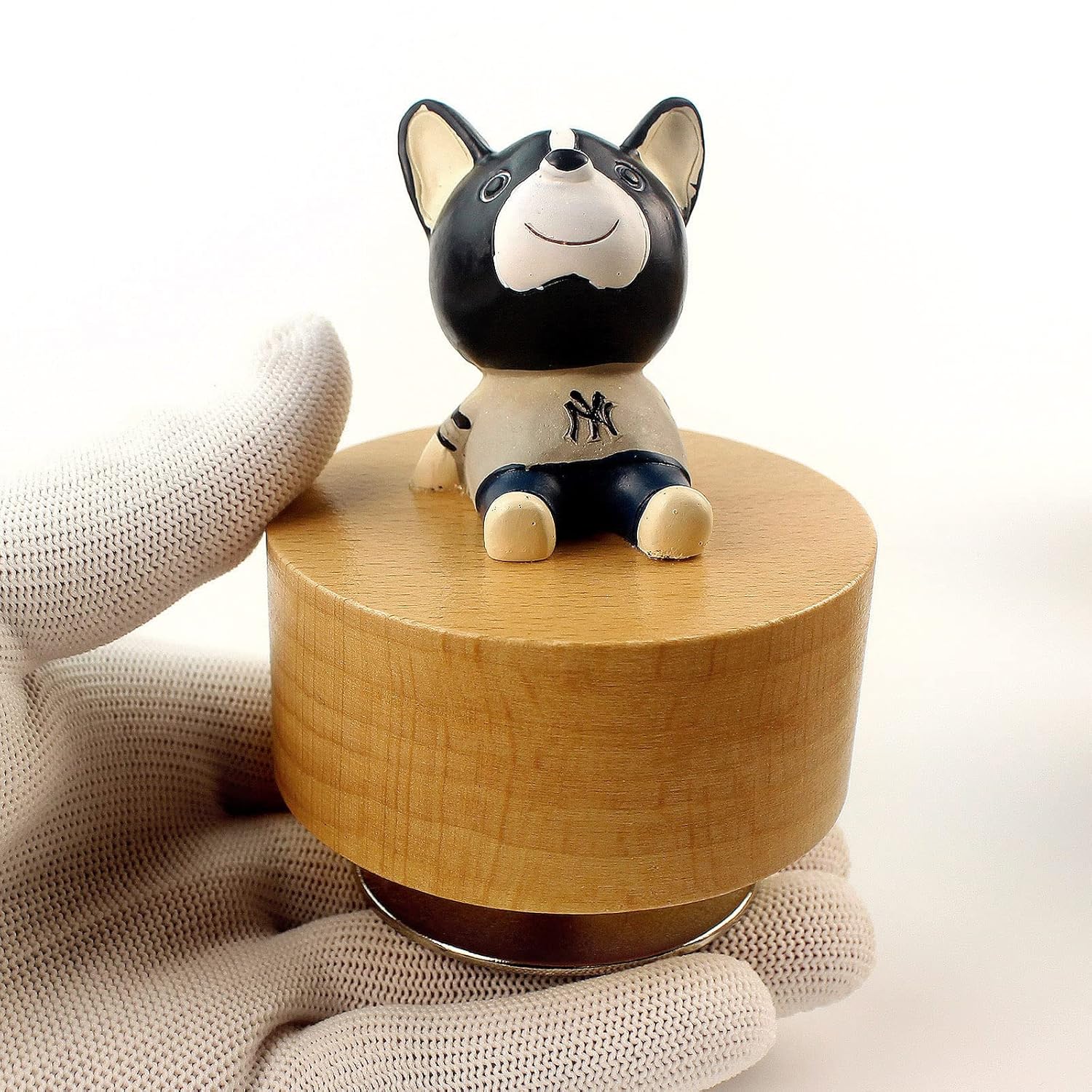 SOFTALK SOFTALK Cute Little Animal Wooden Music Box You are My Sunshine Gift for Kids Giraffe Design Perfect for Boys and Girls - View 6 of 9