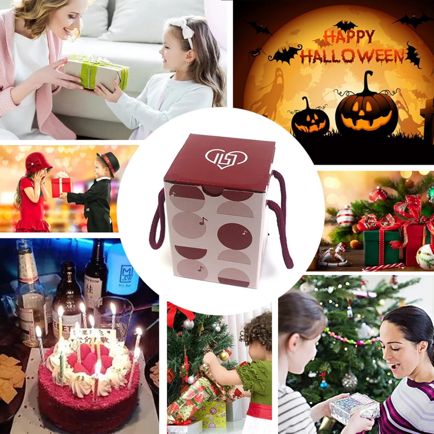 SOFTALK SOFTALK Cute Little Animal Wooden Music Box You are My Sunshine Gift for Kids Giraffe Design Perfect for Boys and Girls - View 7 of 9