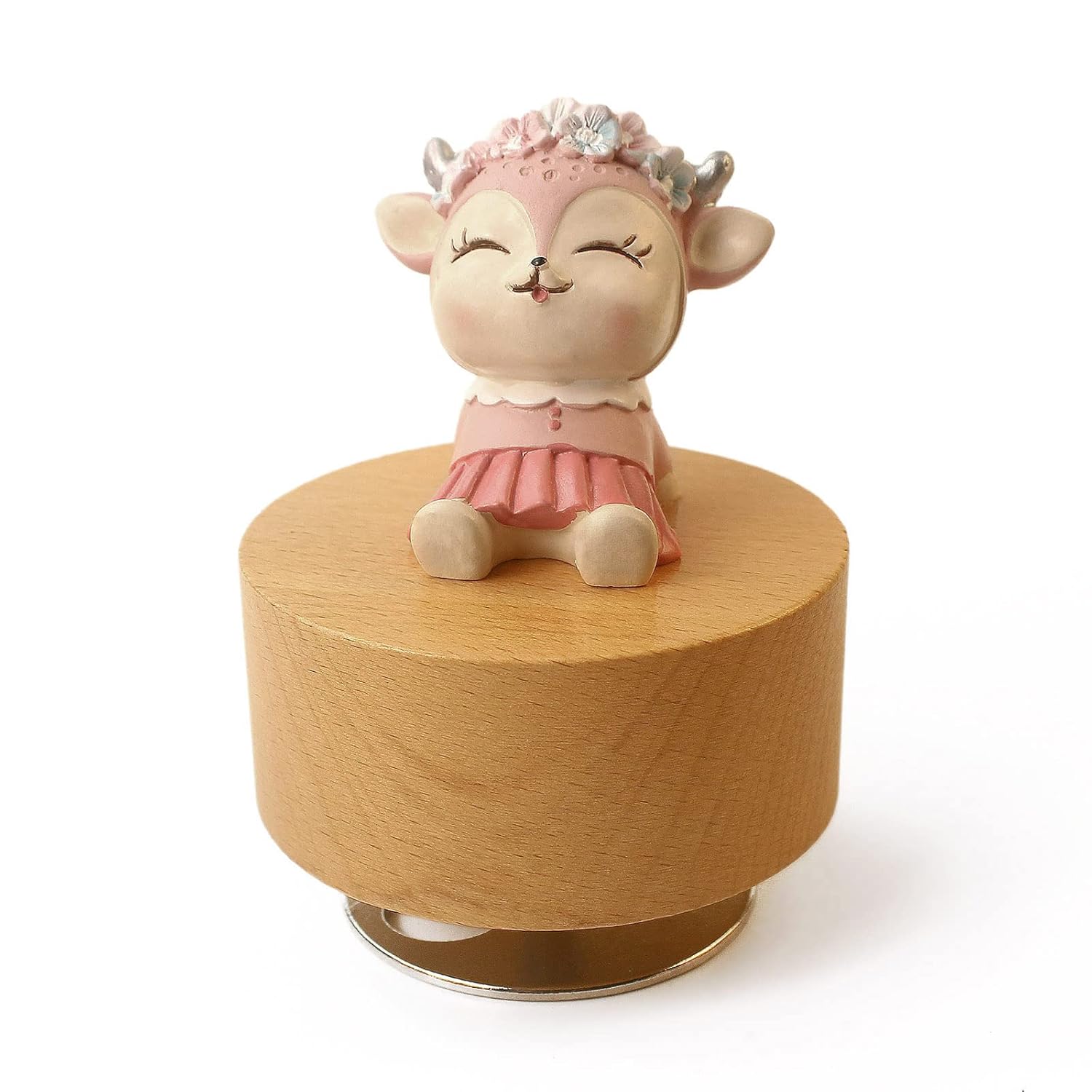 SOFTALK SOFTALK Cute Little Animal Wooden Music Box You are My Sunshine Gift for Kids Giraffe Design Perfect for Boys and Girls - View 8 of 9