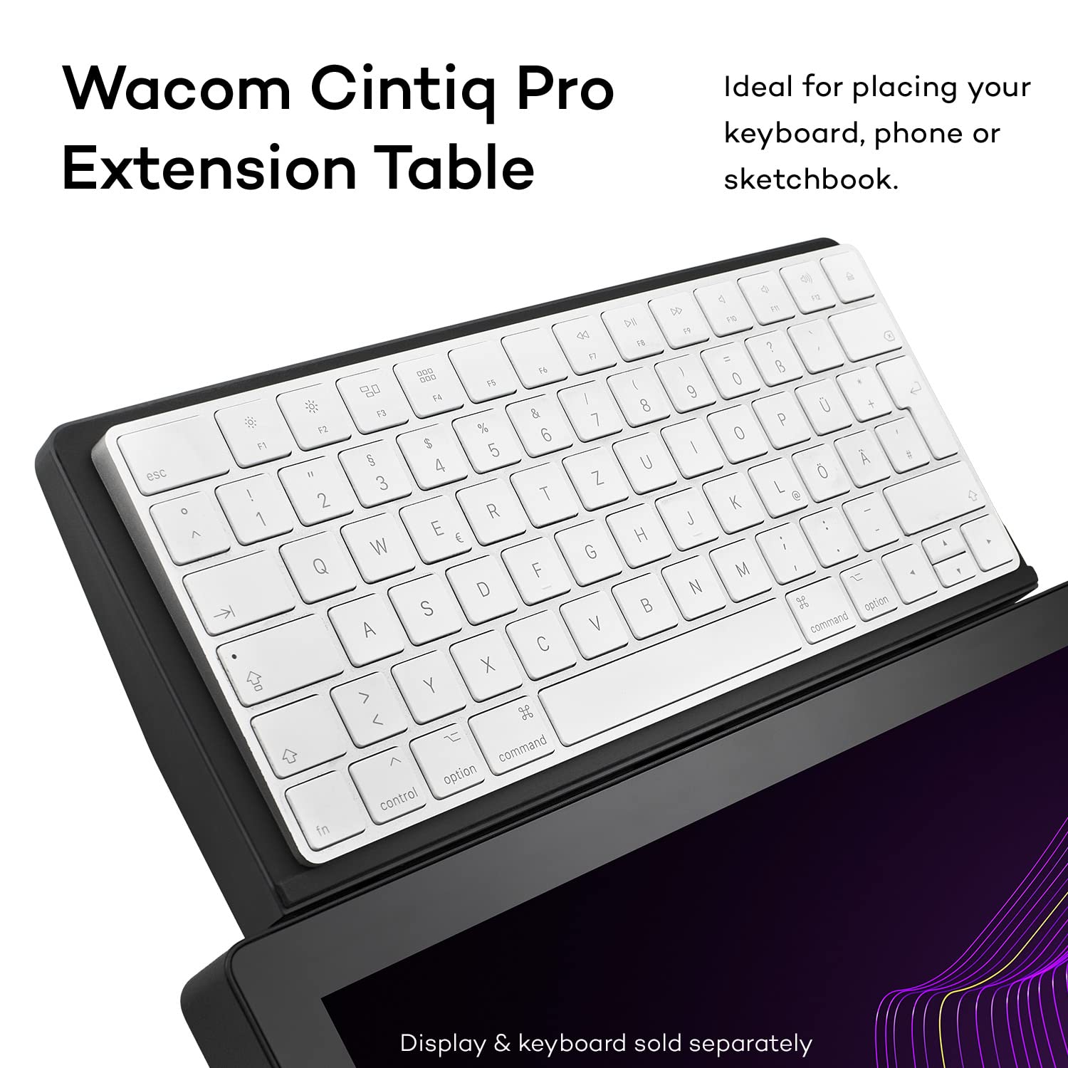 Wacom Wacom Cintiq Pro Extension Table Black for Enhanced Workspace and Comfort - View 3 of 4