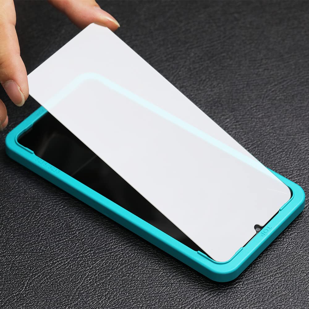 Ibywind Screen Protector For SamSung Galaxy A32 5G(6.5 Inches),with 2Pcs Tempered Glass,1Pc Camera Lens Protector,1Pc Backing Carbon Fiber - View 4 of 6