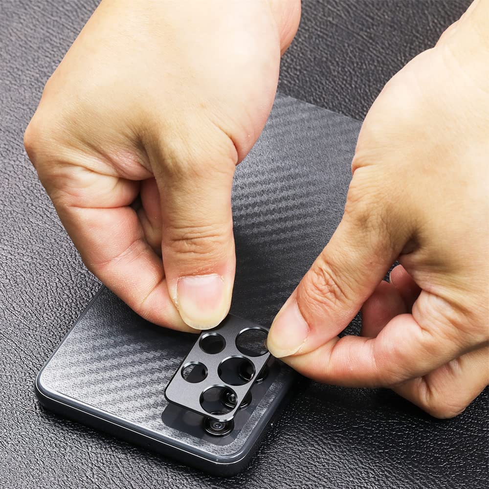 Ibywind Screen Protector For SamSung Galaxy A32 5G(6.5 Inches),with 2Pcs Tempered Glass,1Pc Camera Lens Protector,1Pc Backing Carbon Fiber - View 6 of 6