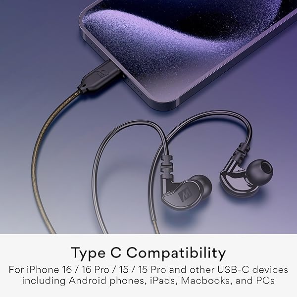 MEE audio Buy MEE Audio M6 Sport USB-C Wired Earbuds with Mic & Remote - Perfect for Running & Workouts - View 7 of 8