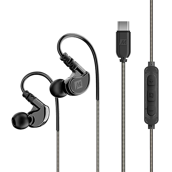 Buy MEE Audio M6 Sport USB-C Wired Earbuds with Mic & Remote - Perfect for Running & Workouts